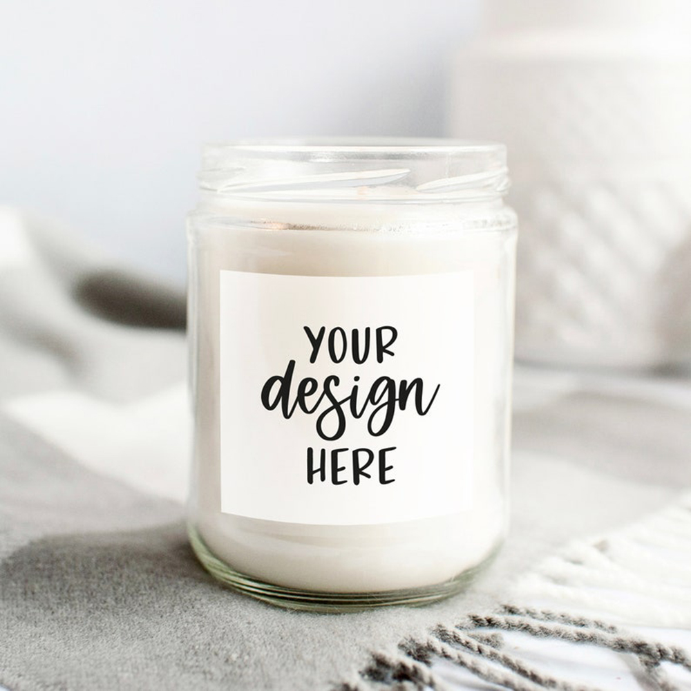 Personalised Candle Label - สติกเกอร์ติดขวดเทียนแบบกำหนดเอง 30 ชิ้น ขนาด 50 มม.