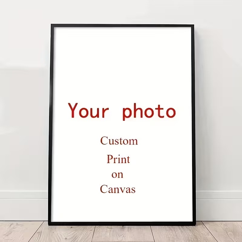 Pet Portrait Custom - ภาพพิมพ์บนผ้าใบตามสั่งจากภาพถ่ายของคุณ ภาพงานแต่งงาน วันเกิด โปสเตอร์ตกแต่งผนัง ภาพสัตว์เลี้ยง ครอบครัว