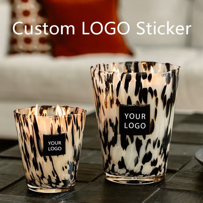 Personalised Candle Label - โลโก้ที่กําหนดเองอีพ็อกซี่โดมสติกเกอร์หรูหราเทียนขวดป้ายกาวส่วนบุคคลชื่อข้อความพิมพ์ผลิตภัณฑ์บรรจุภัณฑ์ซีล Decor