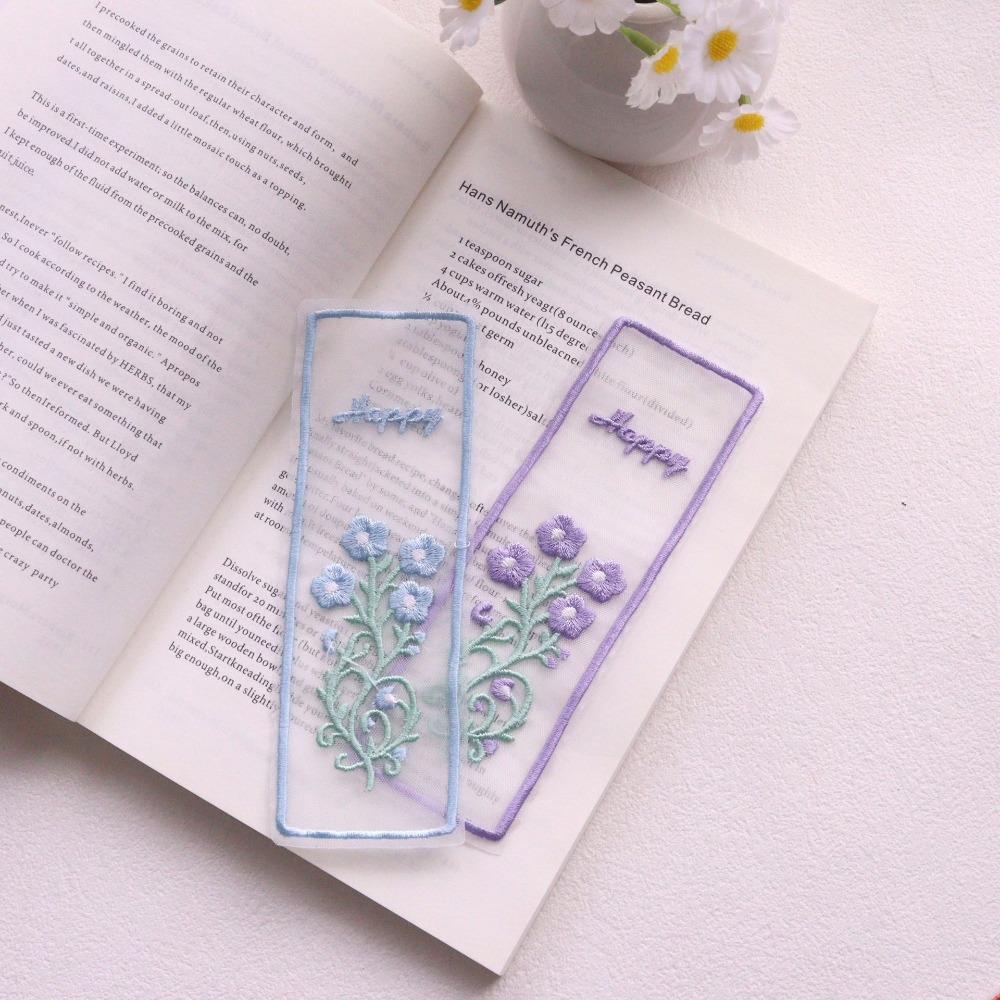 ที่คั่นหนังสือออร์แกนซ่าโปร่งใ - Dried Flower Bookmark บทวิจารณ์และราคา