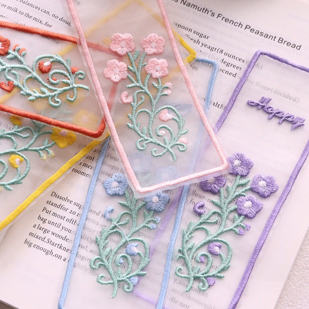 ที่คั่นหนังสือออร์แกนซ่าโปร่งใ - Dried Flower Bookmark บทวิจารณ์และราคา