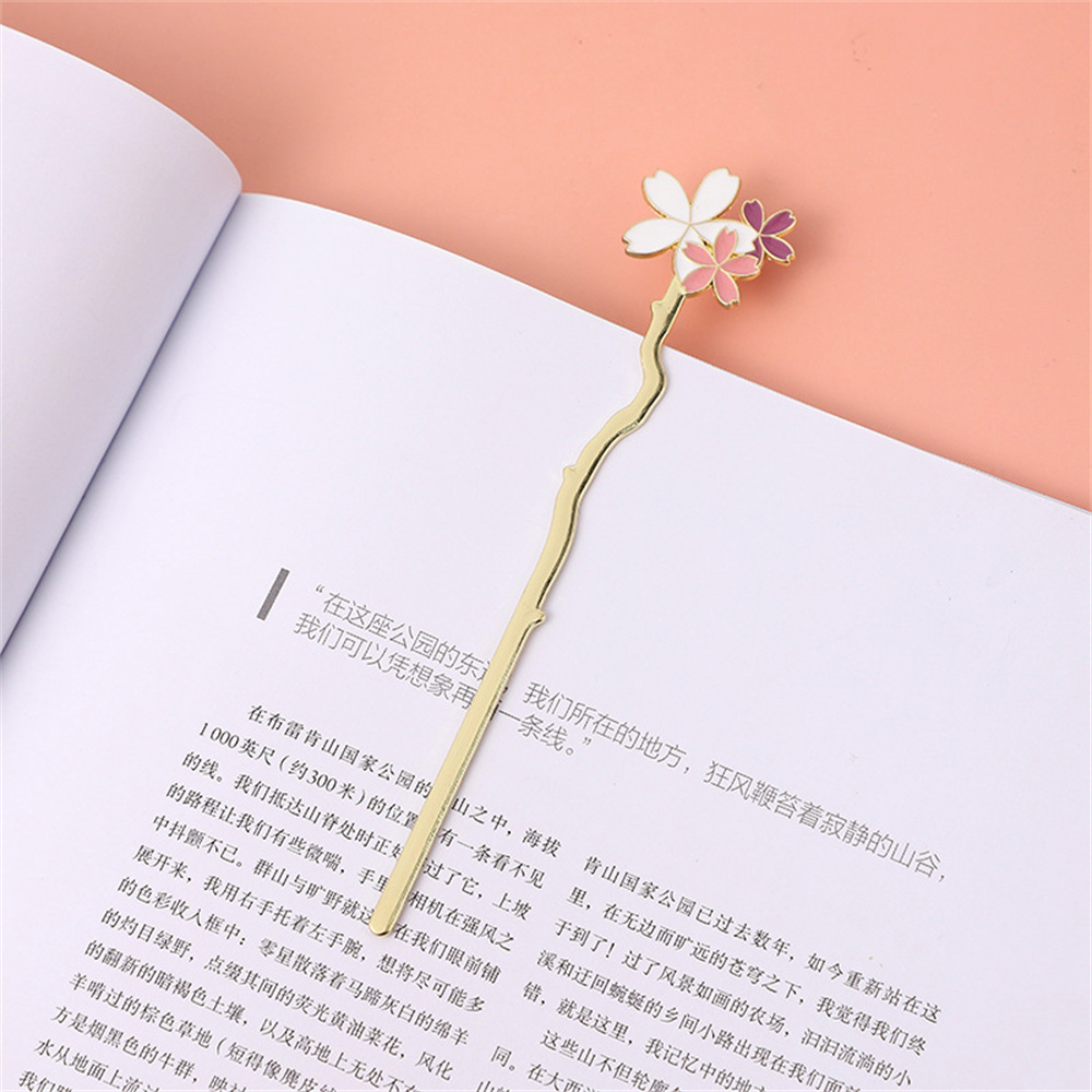 ที่คั่นหนังสือซากุระโลหะที่คั่ - Dried Flower Bookmark บทวิจารณ์และราคา