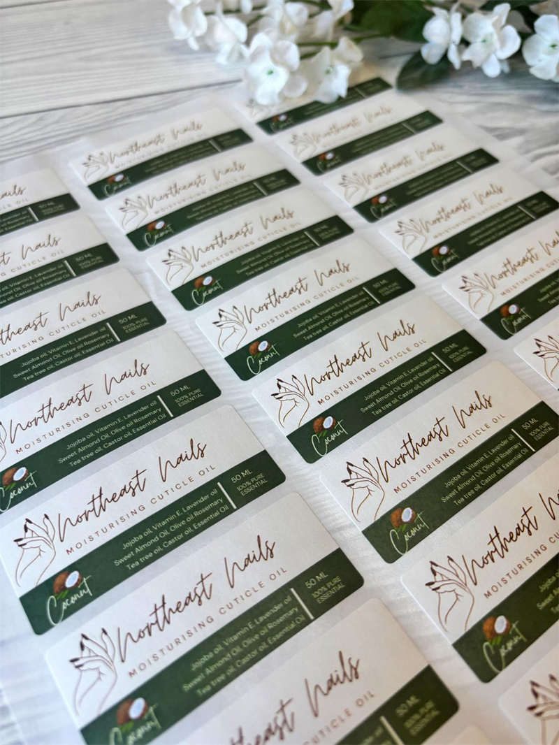 สติกเกอร์ติดด้วยกาวแบบนูนลาย 3 - Personalised Candle Label บทวิจารณ์และราคา
