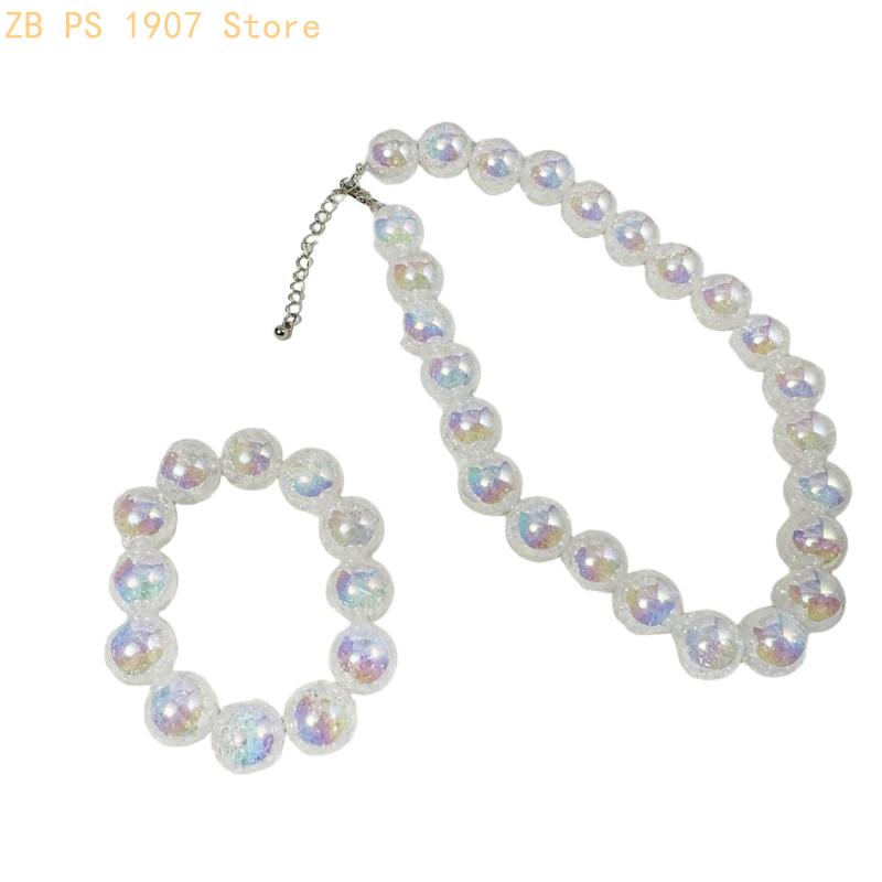 ชุดเครื่องประดับลูกปัดกลมเคลือ - Coordinates Bracelet บทวิจารณ์และราคา